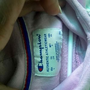 Pink champion hoodie